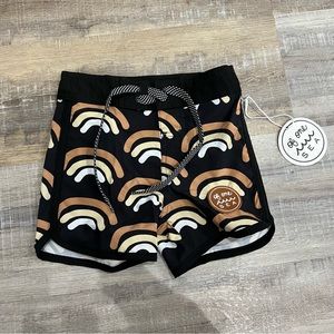 ❌SOLD❌NWT Of One Sea Kid’s Retro Boardshorts - 3/4 (Toddler)